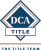 DCA Title Logo